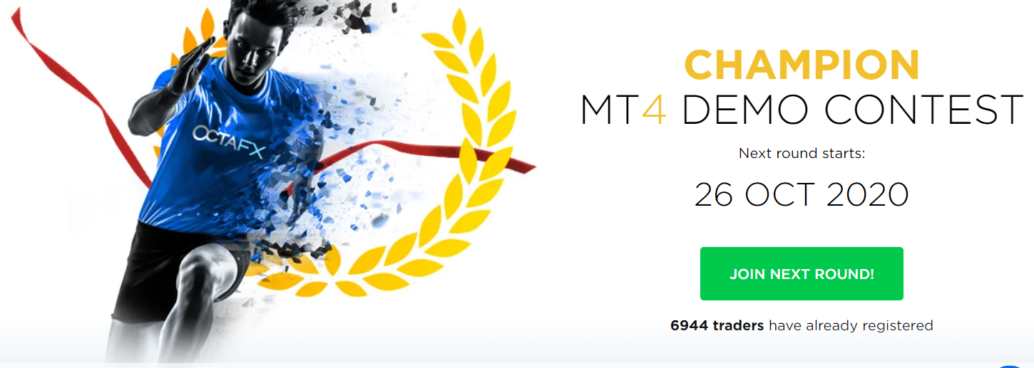 OctaFX MT4 Demo Trading Contest – až 1 000 USD!