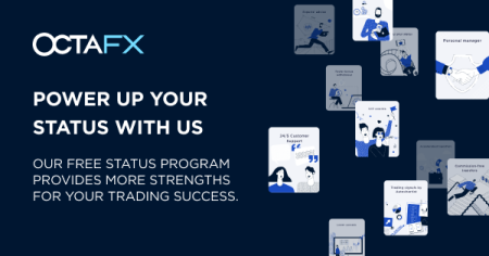 Програма за статус на трговци на OctaFX