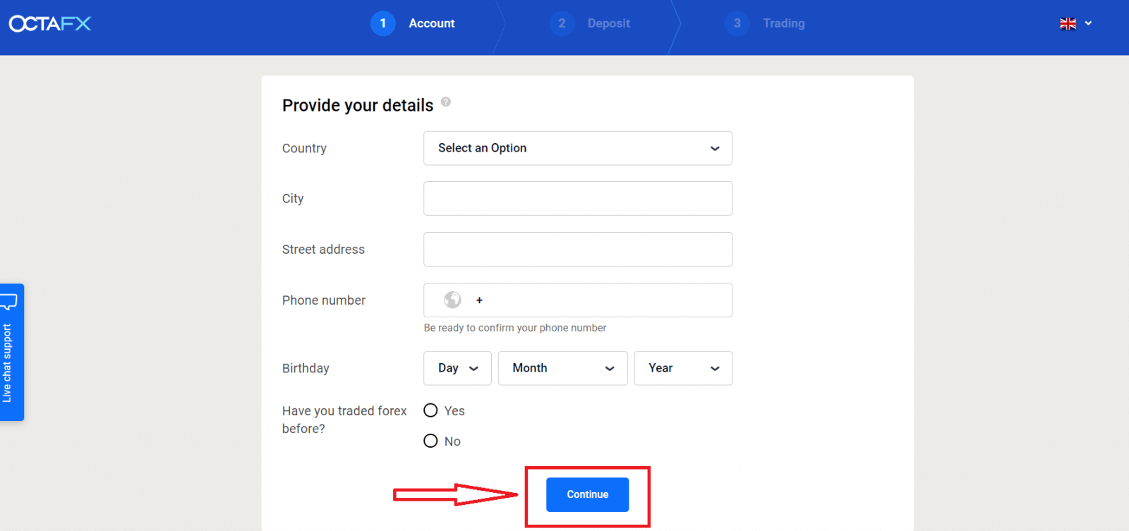 How to Register and Verify Account in OctaFX How to Register and Verify Account in OctaFX
