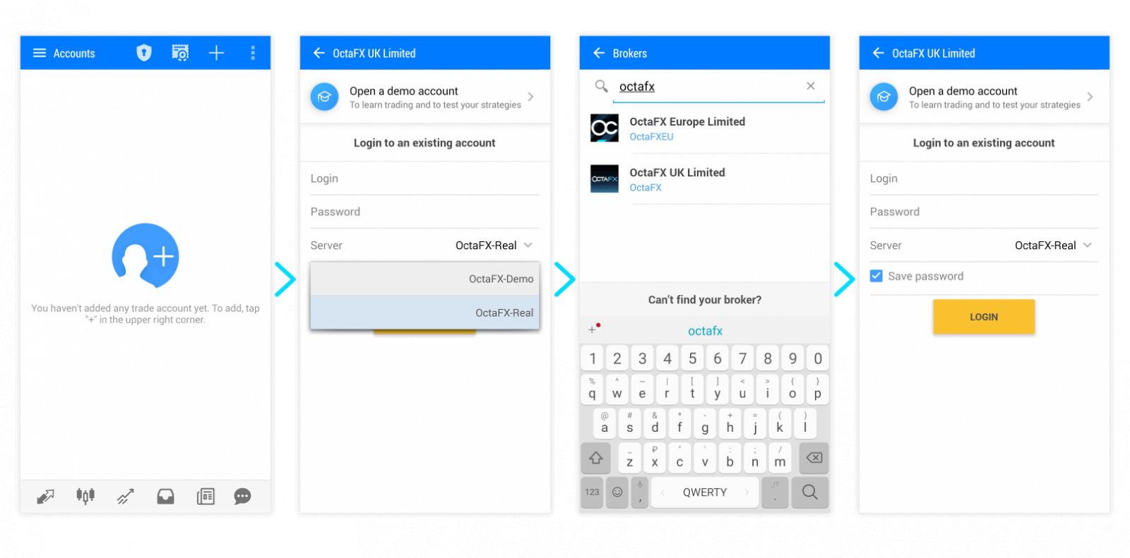 how to place a trade on metatrader 5 app